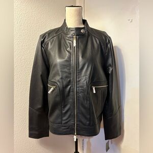 Sam Edelman Black Leather with Gold Button